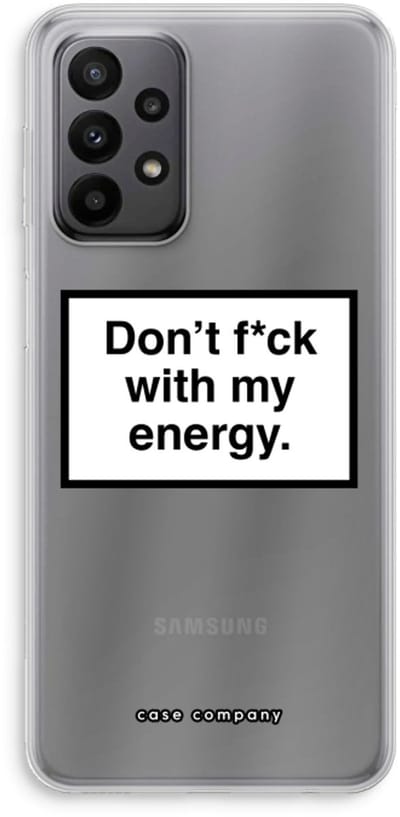 Hoesje geschikt voor Samsung Galaxy A23 hoesje - My energy - Soft Cover Telefoonhoesje - Bescherming aan alle Kanten en Schermrand