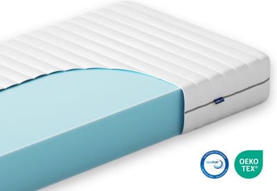 Akkon® Koudschuim Matras 90x210 - 14 cm dik | Orthopedisch - Hybrid Koudschuim HR45 - Premium Kwaliteit