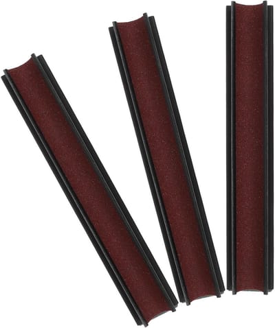 Keu Reparatie Set - Biljart Accessoire - Keu Tip Onderhoud - Universeel Schuurpapier - 3 Stuks - Donkerrood