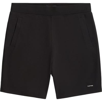 straight fit short met structuurpatroon