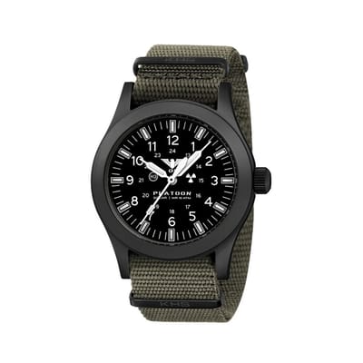 KHS - KHS.PLABSSF.NSGO - Polshorloge - Heren - PLATOON Black Steel Solar