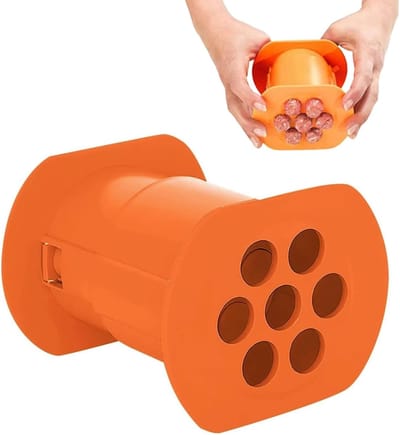 Worstrolmaker - Deegvormer Vleespers - Feestsnacks Maken - Voedselveilig ABS Materiaal - 12x92x8cm