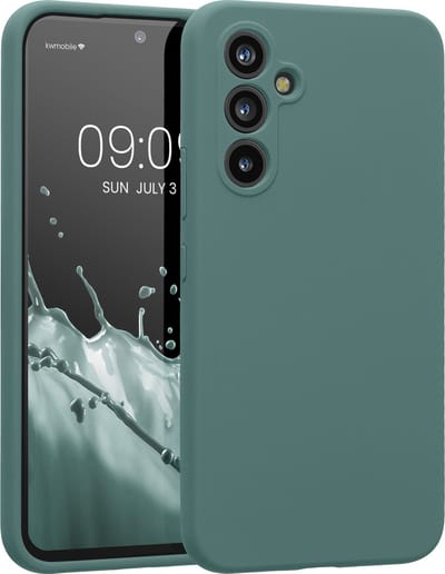 kwmobile telefoonhoesje geschikt voor Samsung Galaxy A54 5G - TPU backcover met siliconen coating - Smartphone case in Arctische nacht