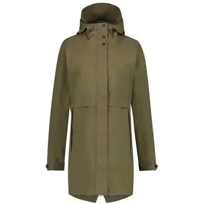 Parka Regenjas Urban Outdoor Dames - Groen - XS