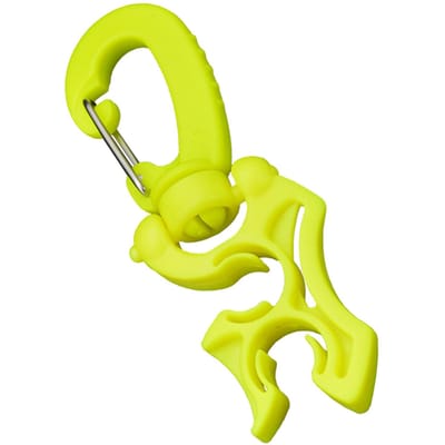 2 Pakken Duik Dubbele BCD Regulator Slanghouder met Clip Geschikt voor Lage Hoge Druk Slangen Regulators Meters fluorescerende groene kleur