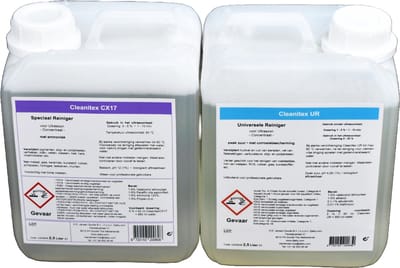 Cleanitex Ultrasoon Vloeistof Voordeelset 2x2.5L - Semi Professionele Reinigingsvloeistof voor o.a. Sieraden, Klokken & Carburateurs