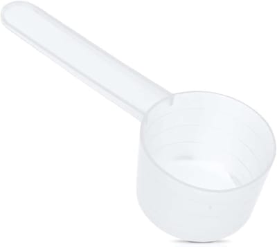 Meetlepels met schaalverdeling tot 40 ml, transparant, ideaal voor koken en bakken, set van 4 lepels