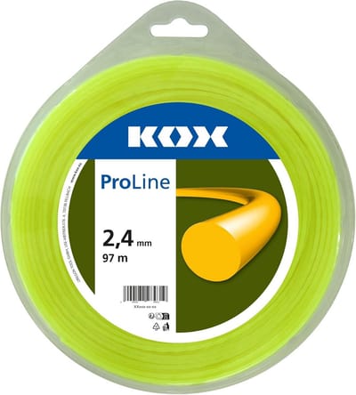 Maaidraad Rond - Trimmerdraad Nylon - Gazon Onderhoud - Speciale Co-polymeren - 27 mm 77 m - Fluorescerend