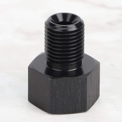 Dailygoods - adapter - M10x1.0 Adapter - Duurzaam en betrouwbaar - Zwart - Oliedrukmeter - Eenvoudige installatie - Geschikt voor diverse toepassingen