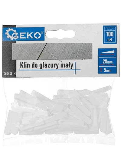GEKO Kleine tegelwiggen - herbruikbaar - 5,0 mm - 100 stuks