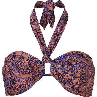 Livera Sw Bra Wf Bandeau Barledus Tulum Vibes Botanic Flowers Size: 36 | Bikinis Outlet | Dames | Bruin