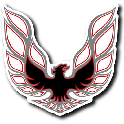 Vintage Muscle Car Stickers Vinyl Decals voor Pontiac Firebird - American Racing Graphics Auto Helm Muurkunst 10CM