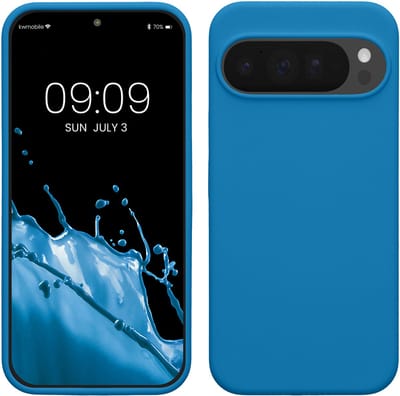 kwmobile telefoonhoesje geschikt voor Google Pixel 10 Pro XL - Hoesje met siliconen coating - Smartphone case in rifblauw