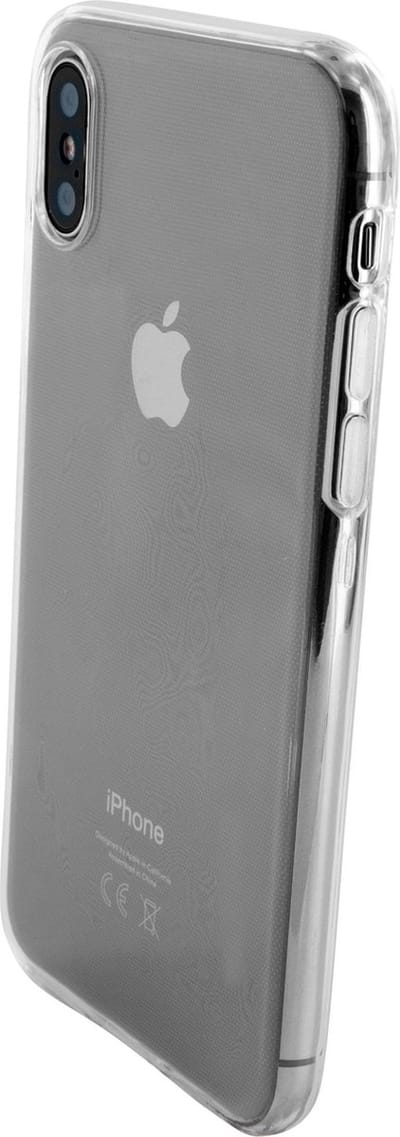 Mobiparts hoesje geschikt voor Apple iPhone X/10 Apple iPhone Xs - Zacht TPU - Schokabsorberend TPU - Grip Coating - Transparant
