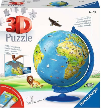 Ravensburger 00.011.160 3D-puzzel 180 stuk(s) Wereld