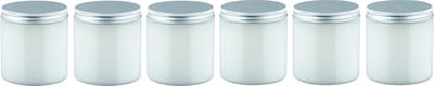 Luxe Verzorgende Bodyscrub-Gel Aloë Vera - 400 gram - Pot met aluminium deksel - set van 6 stuks - Hydraterende Lichaamsscrub