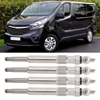 4 Pièces Bougie De Préchauffage 7700100558 Convient Pour Renault Clio Kangoo Trafic-CHD