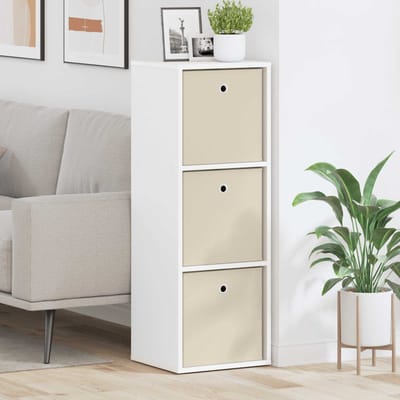 vidaXL - Dressoir - met - lade - Wit - 35 - x - 32 - x - 99,5 - cm