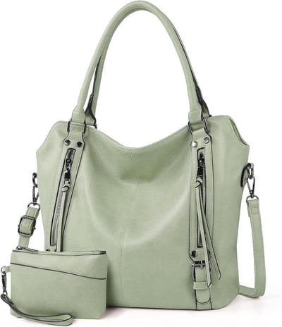Elegante Dames Handtas Schoudertas Grote Shopper Tas Set met Verstelbare Band