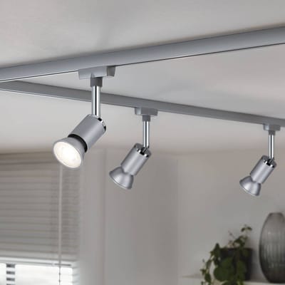 Paulmann Standaard LED Spot GU10 - 230V - Dimbaar - 750 lm - 8W - 4000K Neutraal Wit - Chroom Mat