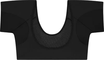 ConfidenceForAll® College Top - Dames Anti Zweet Topje met pads - Maat 38 M - Zwart