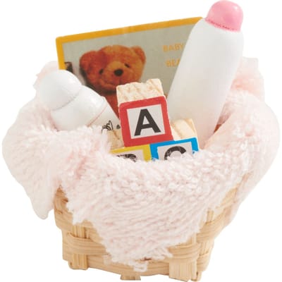Miniatuur babymandje