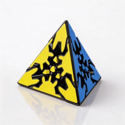 Qiyi Piramide Gear – Speedcube | Snel, Soepel & Duurzaam – Klassieke Speed Cube - Puzzelkubus voor Jong & Oud - Fidget - Fidget Cube - Fidget Toys