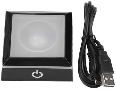 Allecto - Multifunctionele 3D Multicolor LED Light Base - Verlichtingsstandaard - Zwart - Decoratieve houder - Geschikt voor Crystal Art Glass - 3 ...