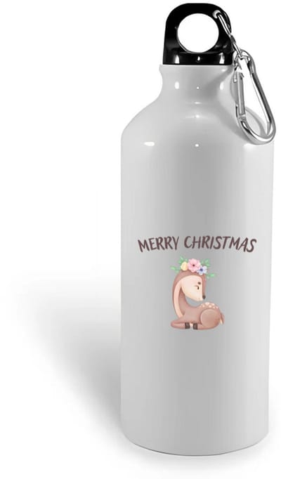 Hacebo® - Kerst rendier waterfles - Kerstmis - Kerst beker - winter - kerst - christmas - kerst cadeau - water fles - 400ML