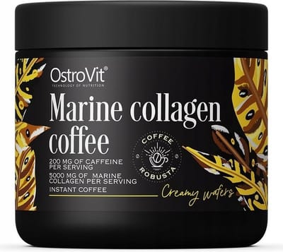 Collageen - OstroVit Marine Collageen Koffie 150 - Koffie