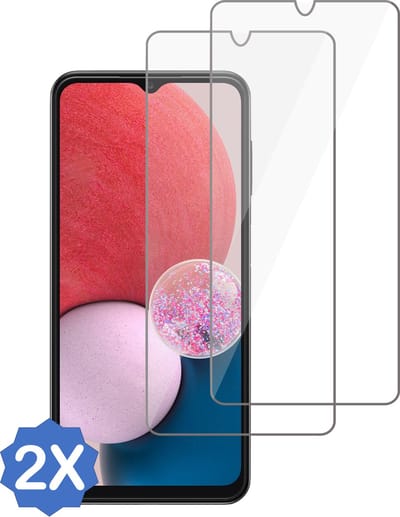 2x Geschikt voor Samsung A13 4G Screenprotector - Geschikt voor Samsung A13 4G Beschermglas Screen Protector 9H Glas