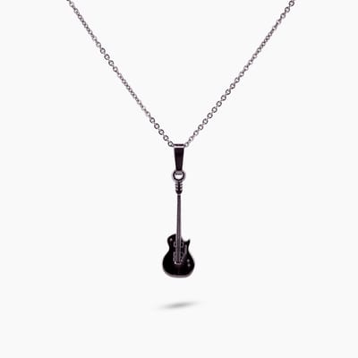 Pinchme Charms - Elektrische gitaar bedel – Voor rockers, dromers & podiumbeesten - Echt zilver - Handgemaakt in Nederland - Luxe cadeauverpakking - Ketting Sieraden