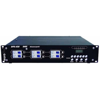 Eurolite DPX-620 DMX dimmer 6-kanaals