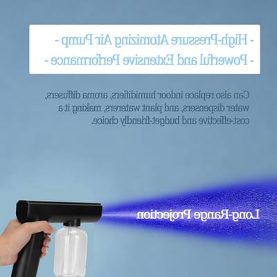 Draagbare en Oplaadbare Fogger Spray Gun, Handheld Atomizer voor Thuis, Kantoor, Tuin en School, 12 Oz Vernevelaar met Afneembare Tank