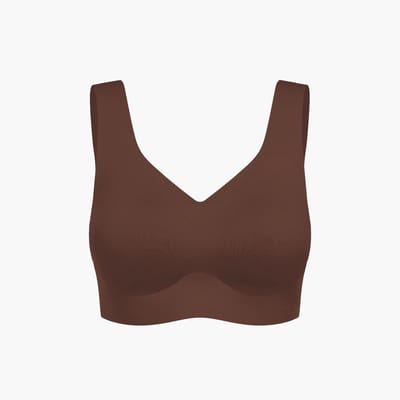 cfab - Comfort Minimizer Rugondersteunende BH - Bruin - M - BH Zonder Beugel Voorgevormd - Ondergoed - Naadlos