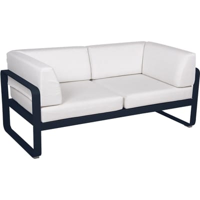 Fermob BELLEVIE club sofa 2 zits - 92 abyssblauw - 81 witgrijs
