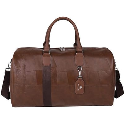 Modieuze Eenvoudige Zakelijke Reizen Grote Capaciteit Handbagage Tas voor Mannen en Vrouwen PU Model Plus Patch Ontwerp Reistas