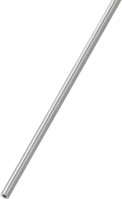 Dailygoods - Roestvrijstalen Buis 2 mm AD x 0,5 mm Wanddikte x 300 mm Lengte