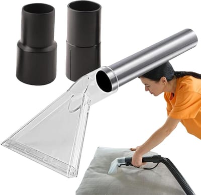 Tapijt Reiniger Opzetstuk - Bekleding Reiniger - Auto Interieur Reinigen - Transparant Zichtbaar Vuil - 4 cm 4.8 cm Adapters