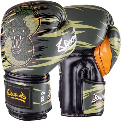 Thaise Bokshandschoenen Motief Adder Kind 8 Weapons