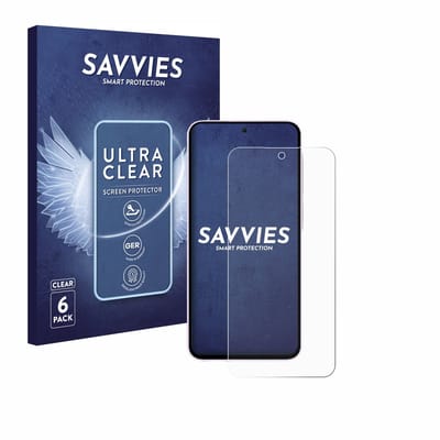 Savvies - Screenprotector voor Samsung Galaxy A56 5G Enterprise Edition / A36 5G Enterprise Edition - Folie Beschermfolie transparant 6 Stuks