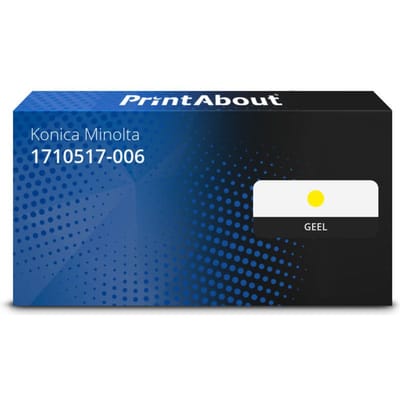 PrintAbout huismerk Toner 1710517-006 Geel Geschikt voor Konica Minolta