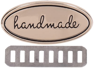 Dailygoods- Metalen Tags Handgemaakt - Retro Design - Etiketten voor DIY - 5 Stuks - Legering - Perfect voor Kleding en Tassen