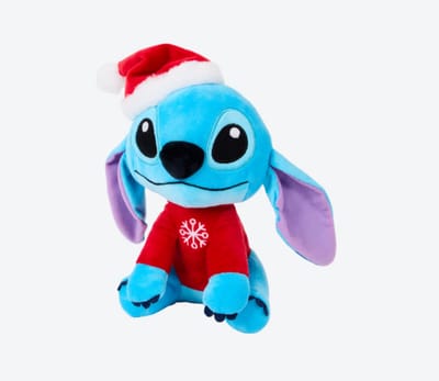 Stitch Kerstknuffel – Disney – Pluche 25 cm – Disney Feesteditie – Christmas