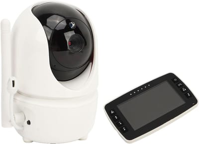 Babyfoon - Video Monitor - Babykamer Bewaken - Groot Scherm - 2100mAh Batterij - Wit