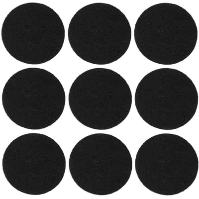 Benson Antikrasvilt - zelfklevend - 24x stuks - 2.8 cm - zwart - meubelviltjes