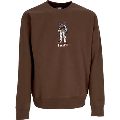 79 Crewneck X Gundam Chocolate herensweater met ronde hals