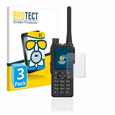 BROTECT - Screenprotector voor Hytera HP785 - Folie Beschermfolie Beschermglas matte 3 Stuks