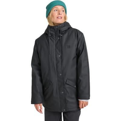 Billabong Under The Rain Parka Zwart 2XL Vrouw