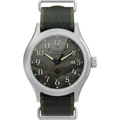 Timex Sierra TW2Y89500 Horloge - Textiel - Groen - Ø 40 mm